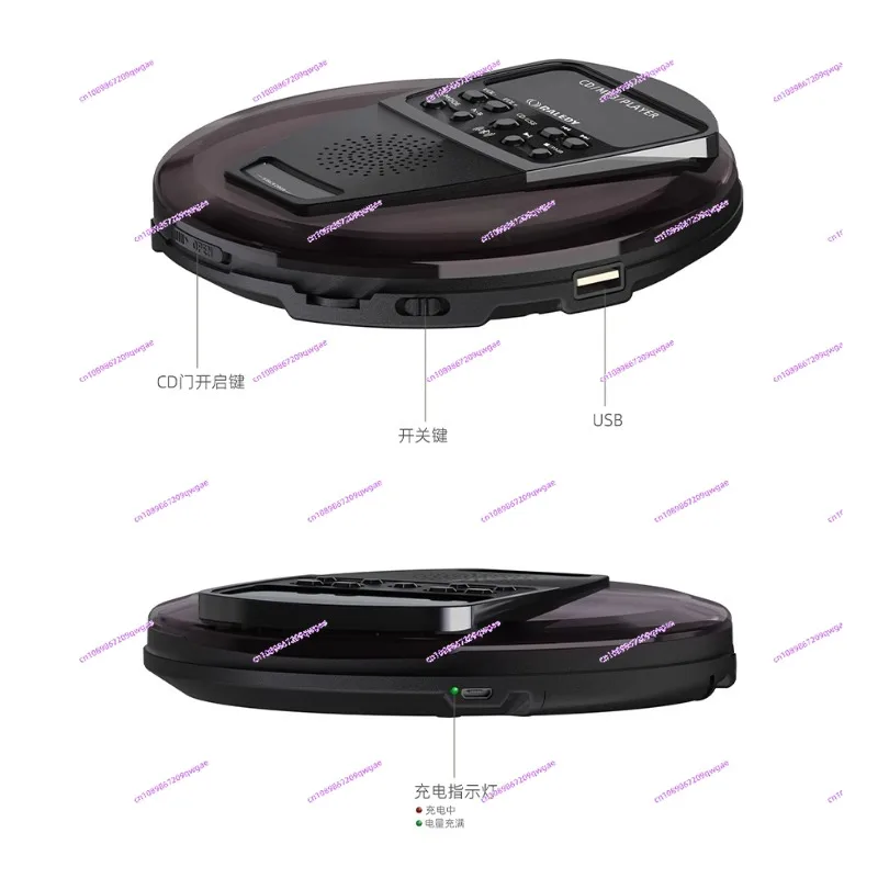 مشغل أقراص مضغوطة بلوتوث محمول Walkman Student English U Disk تكرار تشغيل أقراص مضغوطة MP3 #6