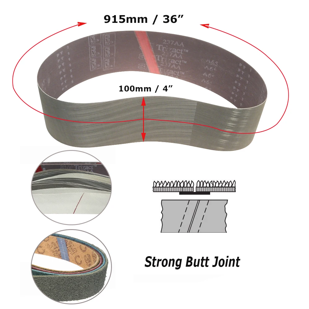915x100mm Abrasive Sanding Belts 4