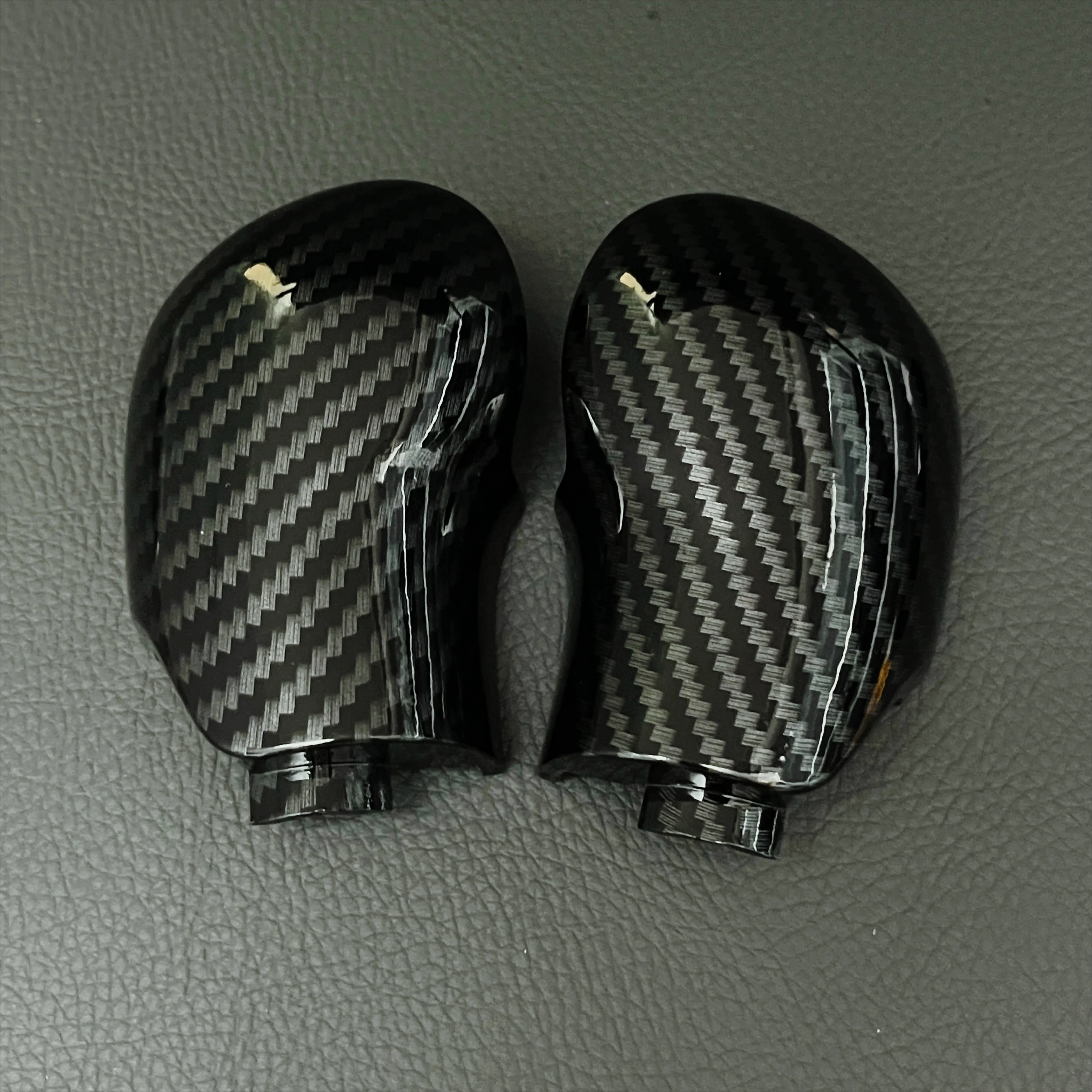DB-Para Skoda Octavia Superb Fabia Yeti Interior Cuero DSG Perilla Palanca Cambios Cubierta Lateral Piezas Accesorios