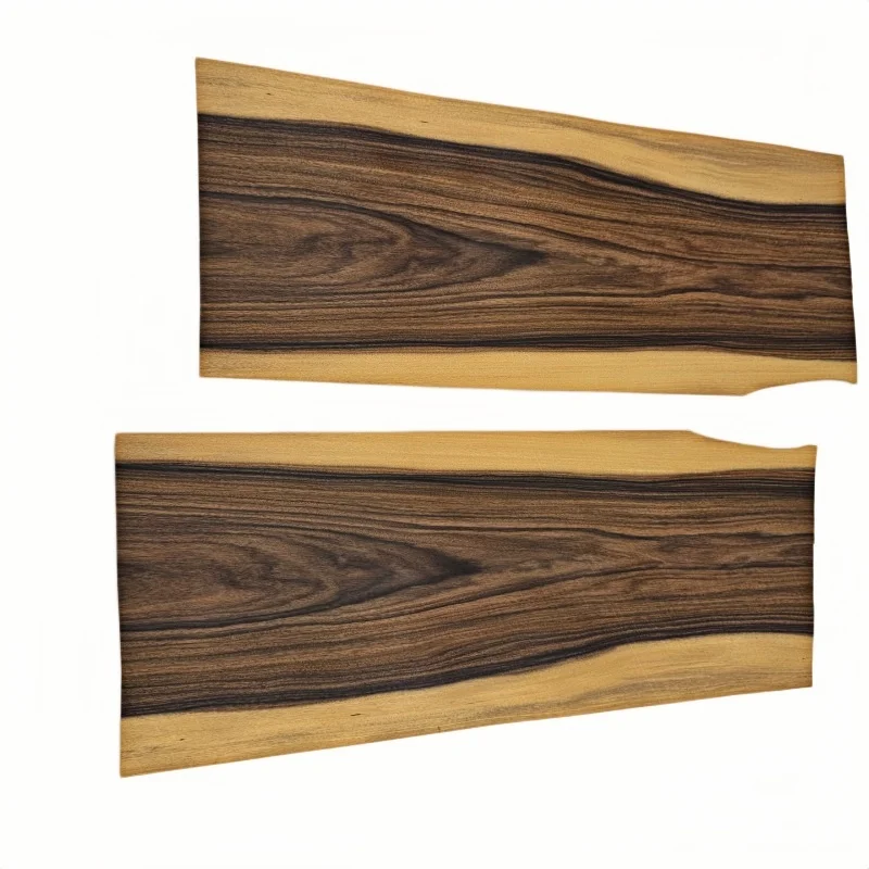 2Pcs 0.5Mm Natural Rosewood Veneer, Bookmatched, Guitar Body Veneer, DIY Marquetry Veneer, Size 50X20cm