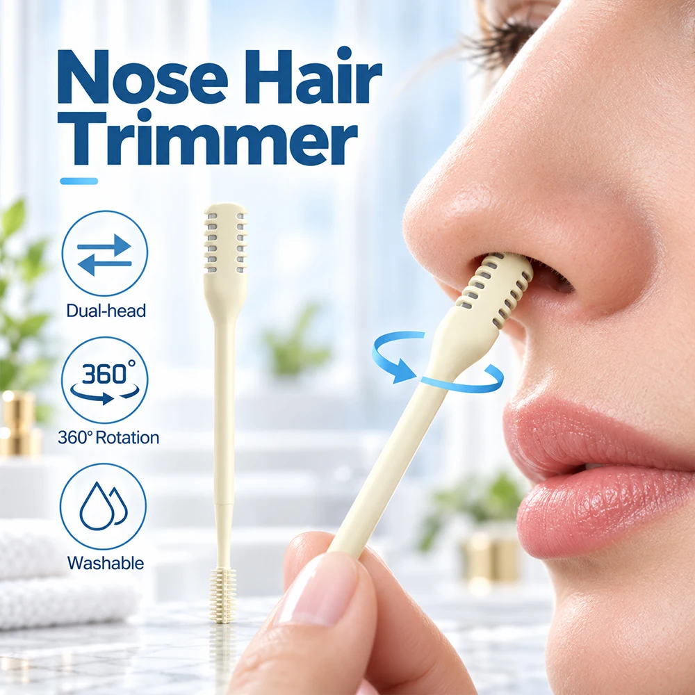 5/10PCS Nasal Hair Cutter, Portable Nose Hair Trimmer for Travel, Compact Manual Nose Hair Trimmer for Women and Men