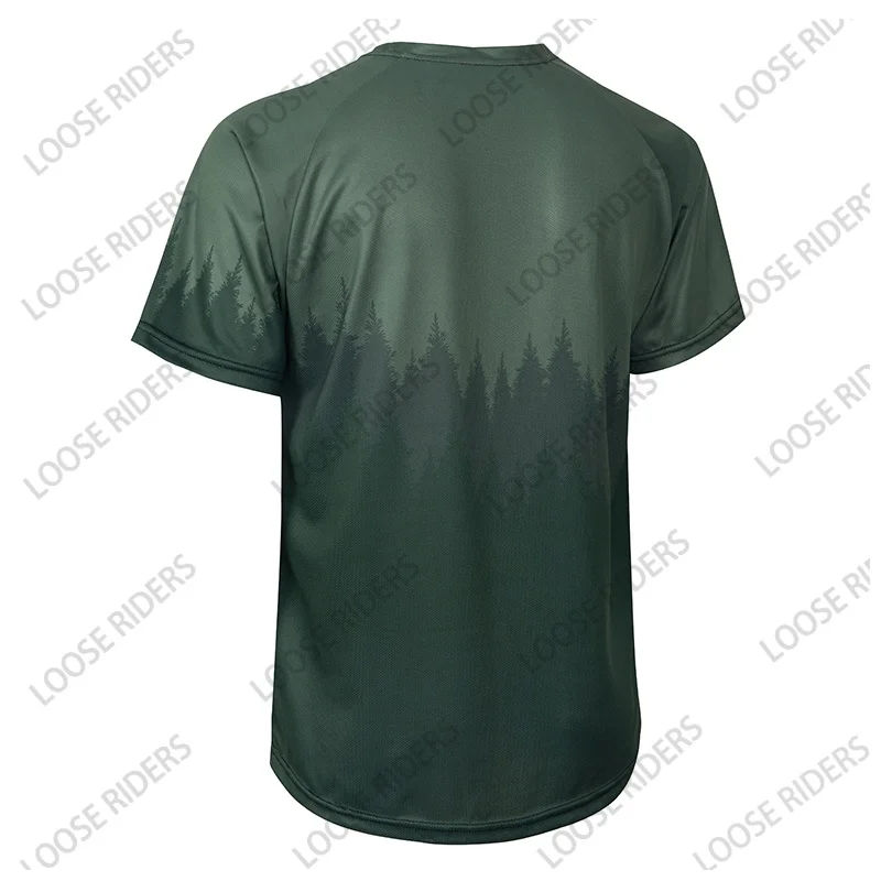 2025 Loose Rider Short Sleeve Jersey Outdoor Biking Shirt DH Motocross Downhill Sweatshirt BMX Mountain Bike Long Sleeve T-Shirt