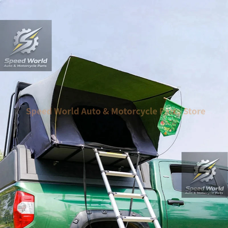 Speed WorldNew Style Pop-Up F150 Pickup Aluminum Roof Tent Camping Outdoor Tents For Truck Canopy