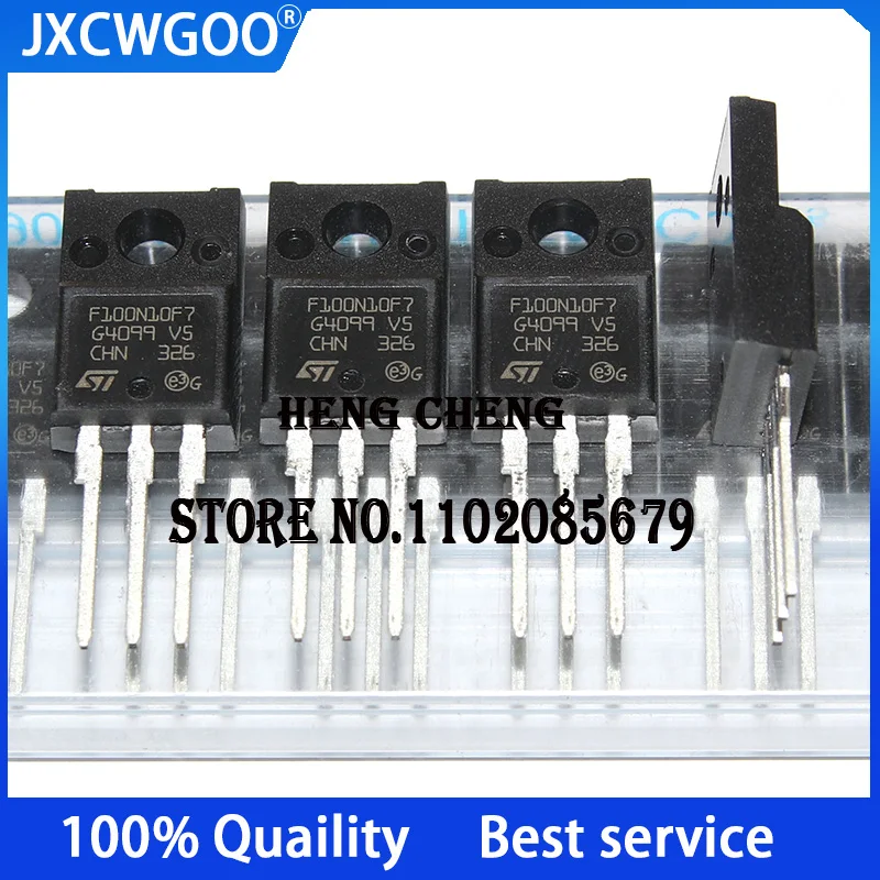 10PCS STF100N10F7 100N10F7 TO-220F original