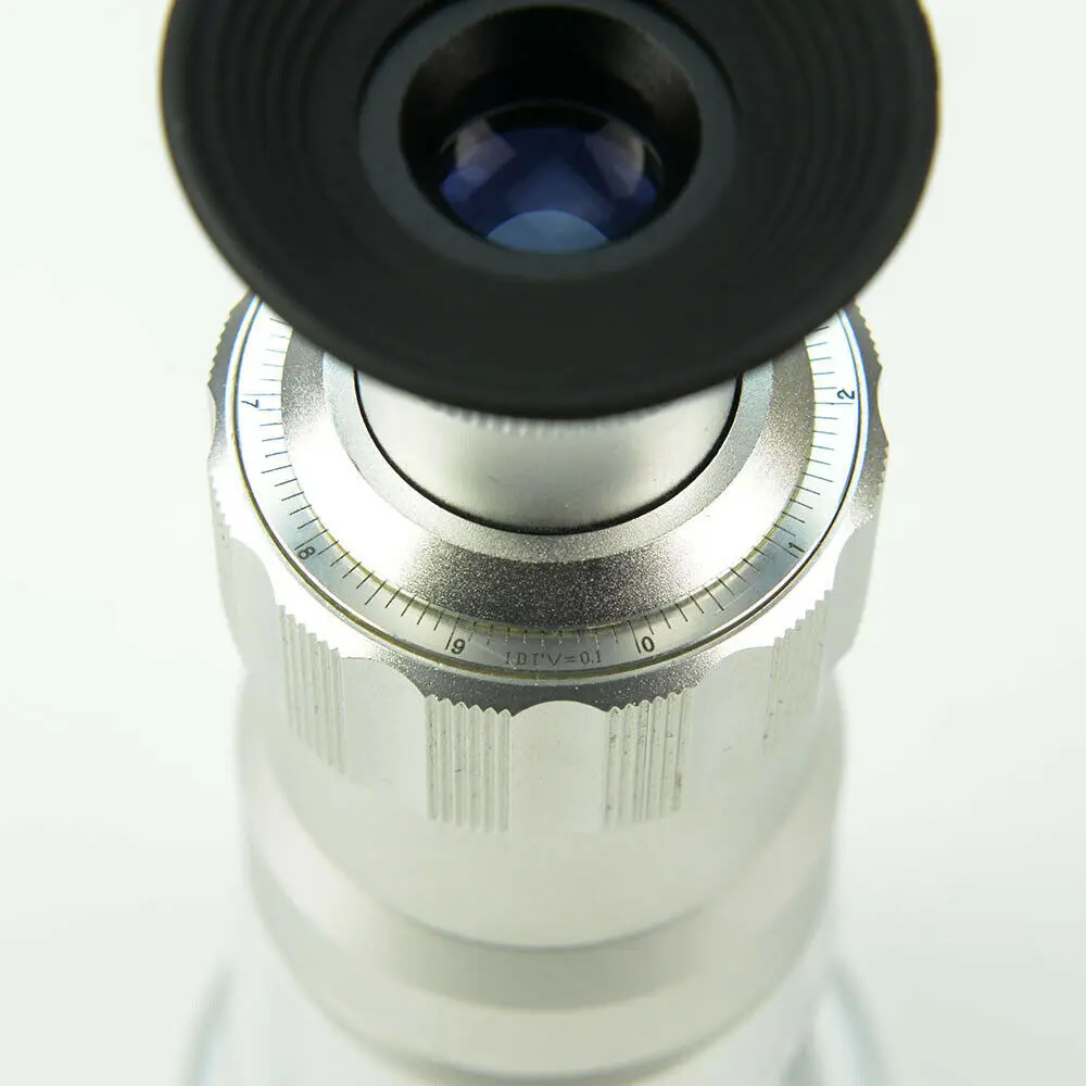 Imagem -04 - Led Microscópio de Bolso para Inspeção Jóias Lupa 0.01 mm Medição Retículo 100x Magnifier