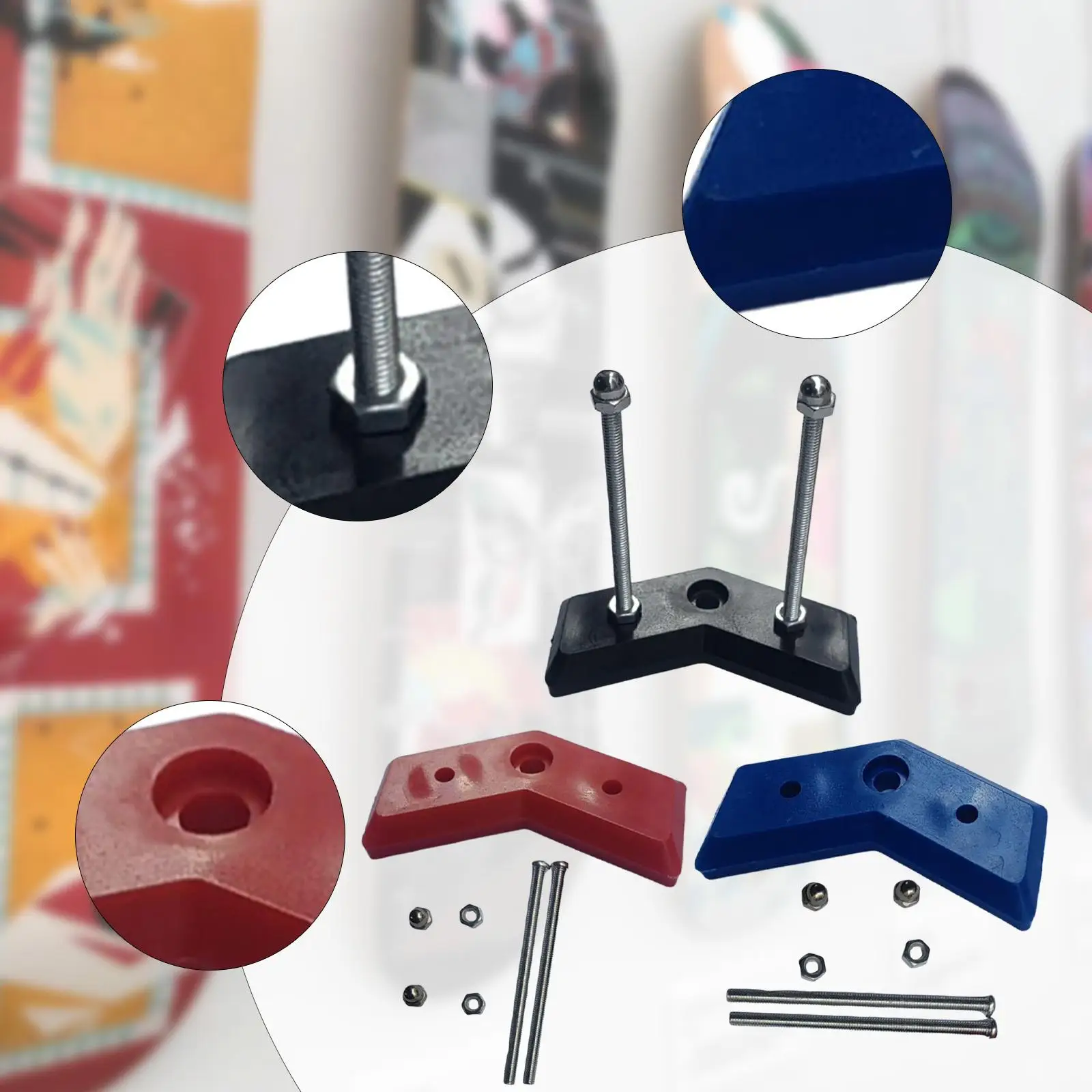 Skateboard Wandaufhänger Wandbehang Snowboard Ständer Rack Display Wandhalterung