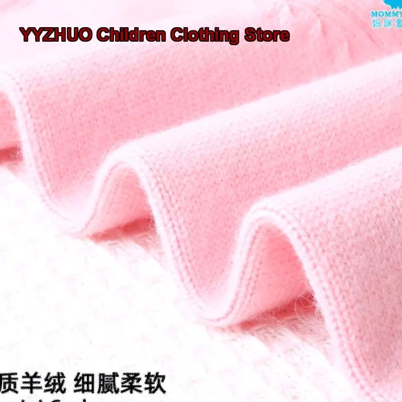 Girls Cashmere Sweater Kids 2025 Autumn Winter Newborn Knit Top Baby Base Layer