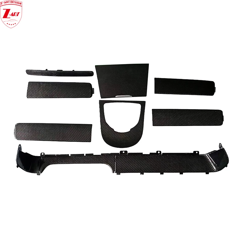 Z-ART W464 Dry Carbon Fiber Interior Panel Kit for Mercedes Benz W464 G Wagon Dry Carbon Fiber Interior Trim Parts for G500 G63