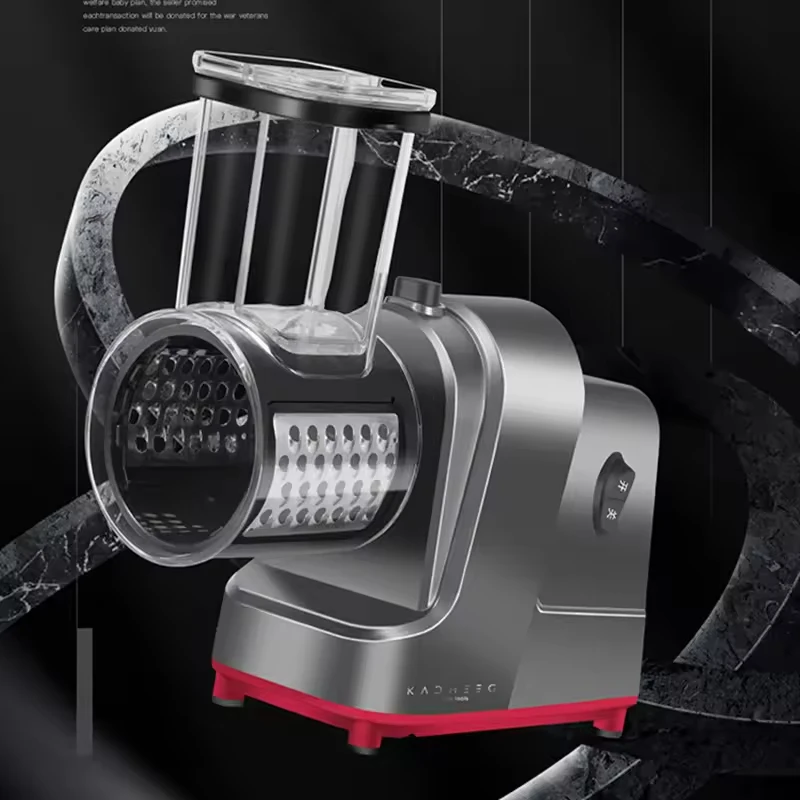 150W Manual Vegetable Chopper - Carrot Shredder, Egg Slicer & Onion Cutter, Multi-Functional Kitchen Tool, Stainless Steel,