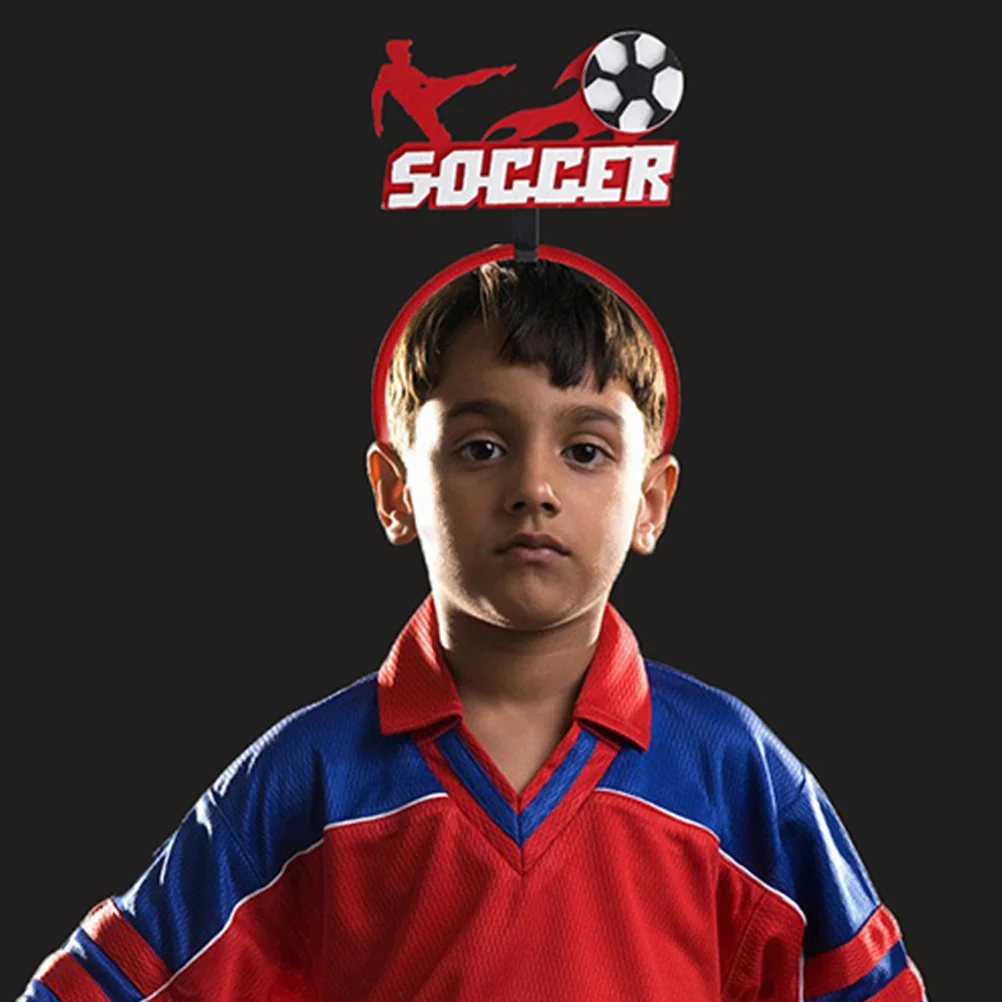 

6Pcs Football Headband Soccer Themed Party Hair Hoops Sports Competition Decorative Headbands for Fans Football Headband
