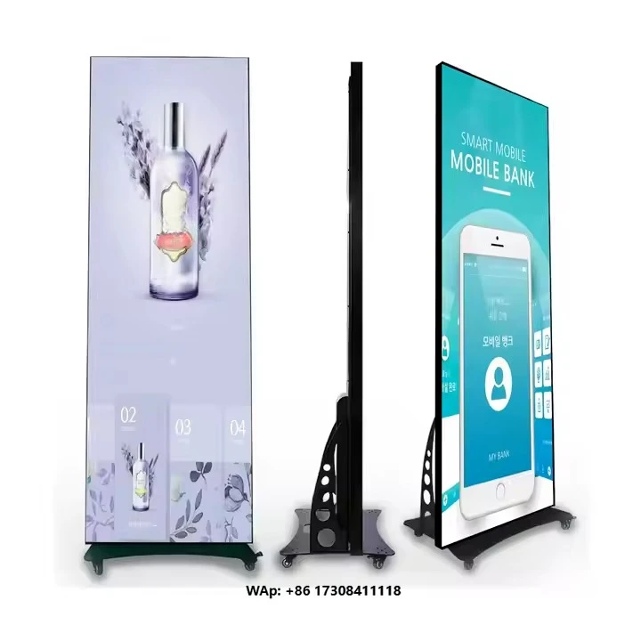 Full Color Outdoor P1.8 P2 P2.5 P3 Waterproof Advertisement Led Screen Display Outdoor Video Wall Indoor Led Poster Display