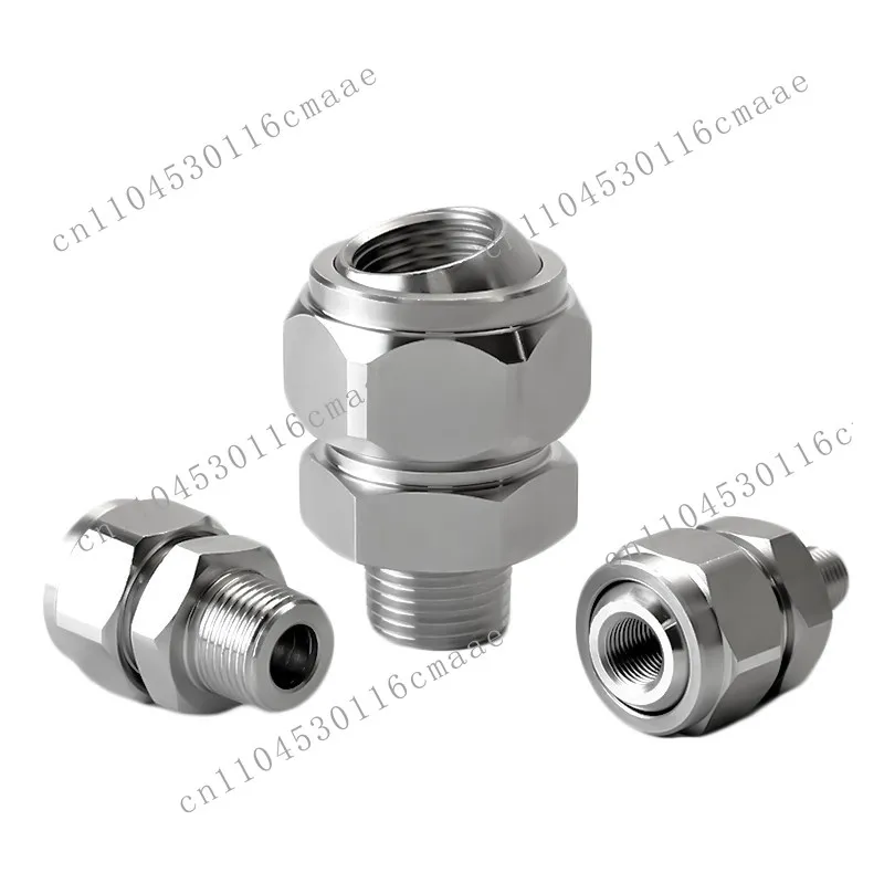 304/316 Stainless Steel 155 Adjustable Ball Joint Universal Quick Removal Installation Rotating Fan Conical Nozzle