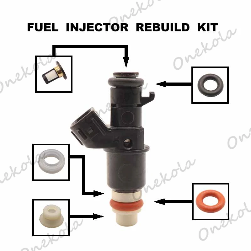 

Fuel Injector repair kit Orings Filters for 2006-2014 Honda Civic 1.5L 16450-PWC-J01