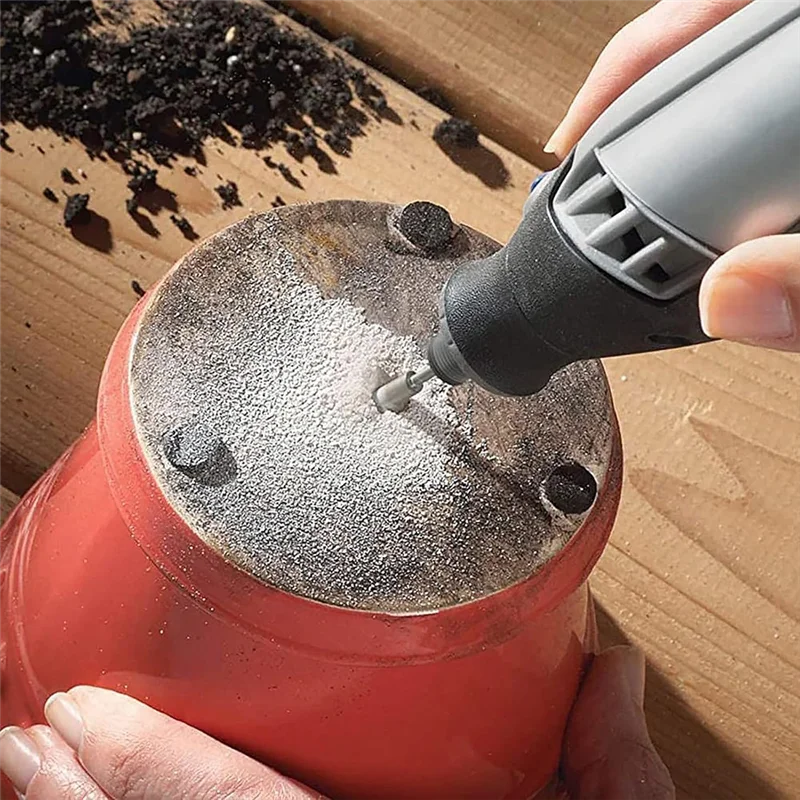 T98C-Stone Carving Set Diamond Grinding Bit Compatible With For Dremel, 50Grit 24PCS Polishing Kit Diamond Bits