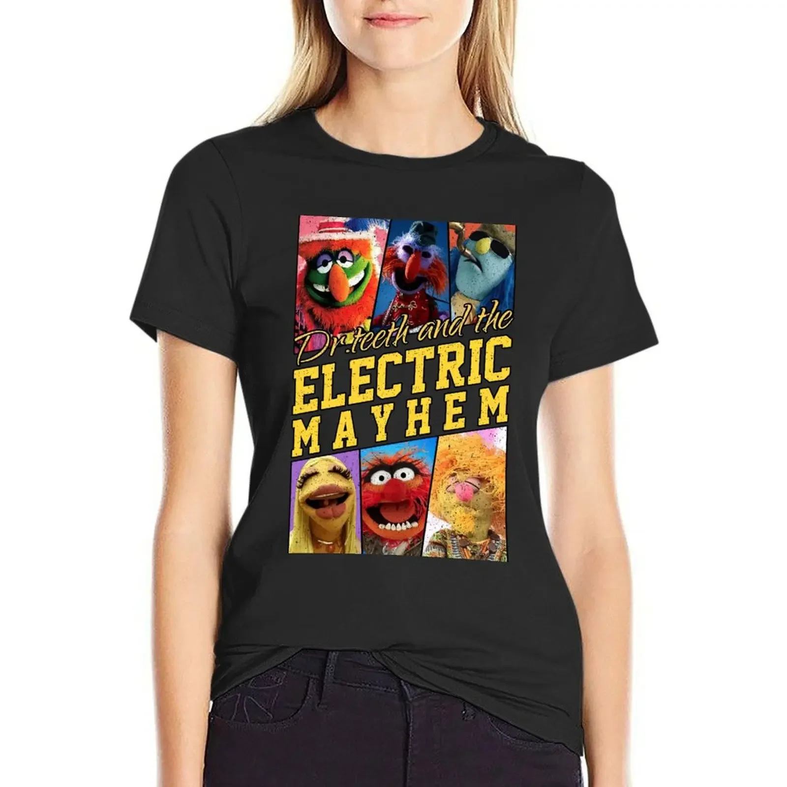 

The Electric Mayhem T-shirt cute tops aesthetic clothes lady clothes t-shirt dress for Women plus size sexy