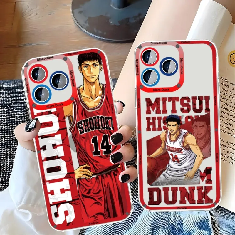 Slam Dunk Phone Case Hot 2023 Angel Eyes Phone Case For IPhone 14 Plus 13 12 11 Pro Max Mini Soft Transparent For Apple Cover