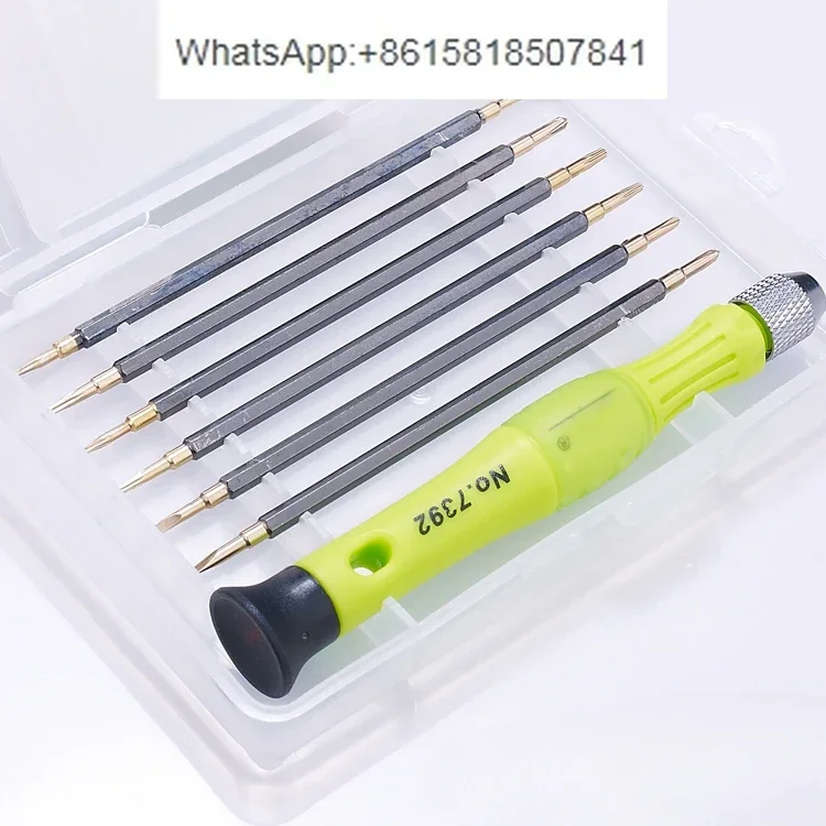 7392 7-in-1 Disassembly Tool Mobile Phone Universal Repair Precision Screwdriver Batch Sleeve Batch