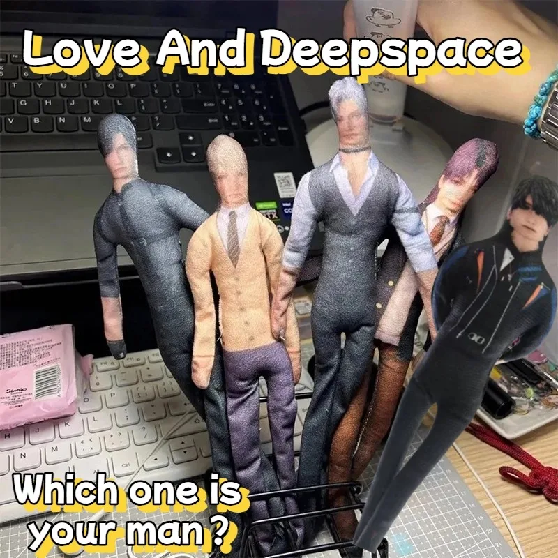 

Кукла Love And Deepspace Xavier Zayne Rafayel Sylus Caleb, плюшевая хлопковая кукла для косплея, тонкая поворотная форма, мягкая игрушка-кукла