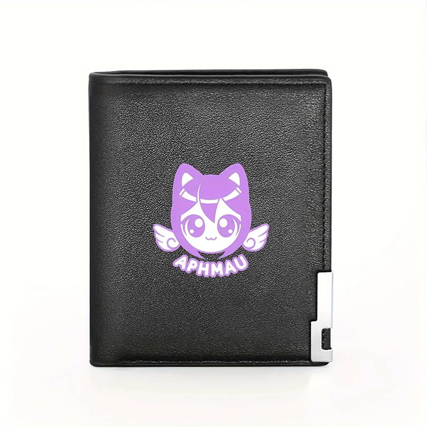 Aphmau Cute Cat Logo Design Business Mens Casual Elegant Simple Practical Quality Wallet Stylish Printing Graphic Creative Chris