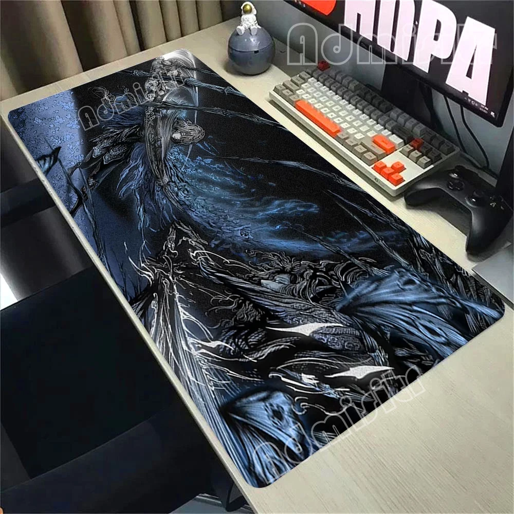 Cool Blue Angel Fairy Tale Rubber Desktop Mouse Pad Anti-Slip Durable Pc Accessories Laptop Study & Office Keyboard Desk Mat