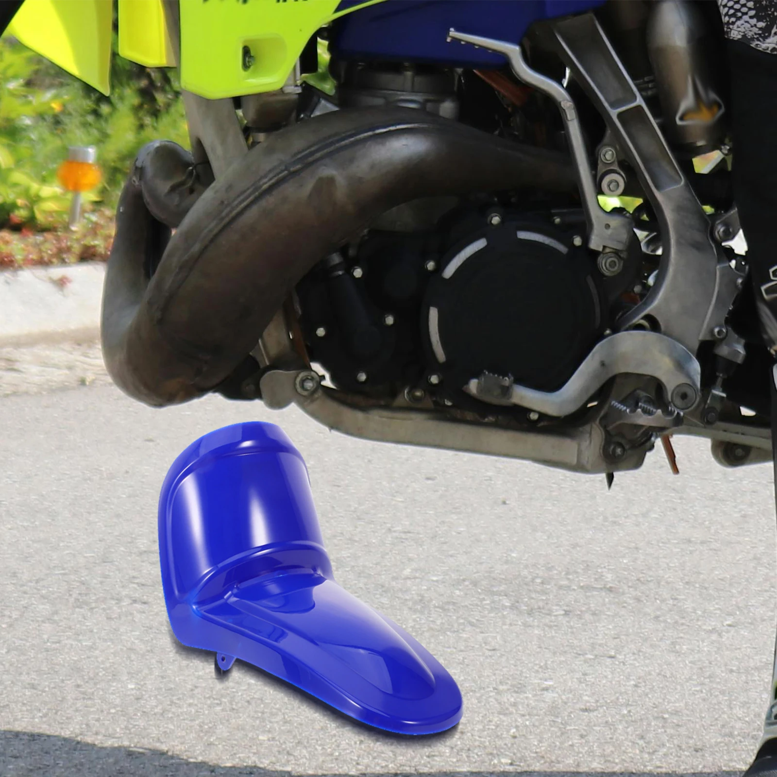 

Front Mudguard For Dirt Bike Plastic Mud Flaps Splash Guard Engine Cooling Durable Easy Installation Comfort Riding