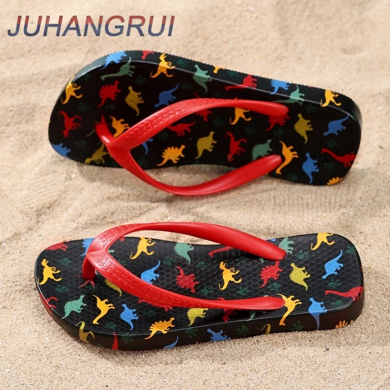 

Летние детские тапочки с милыми мультяшными животными и ремешком на спине, пляжная обувь, детские шлепанцы, противоскользящие сандалии с эластичной лентой для мальчиков и девочек