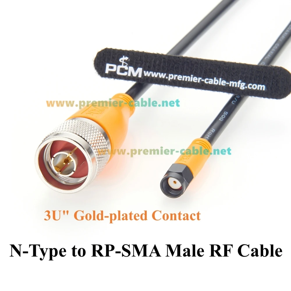 RP-SMA Stecker auf N Stecker RG58 Koaxialkabel 50 Ohm Verlustarmes HF-Antennenkabel für WLAN-Router, 4G/5G LTE, Signalverstärker, GPS – Detail 5