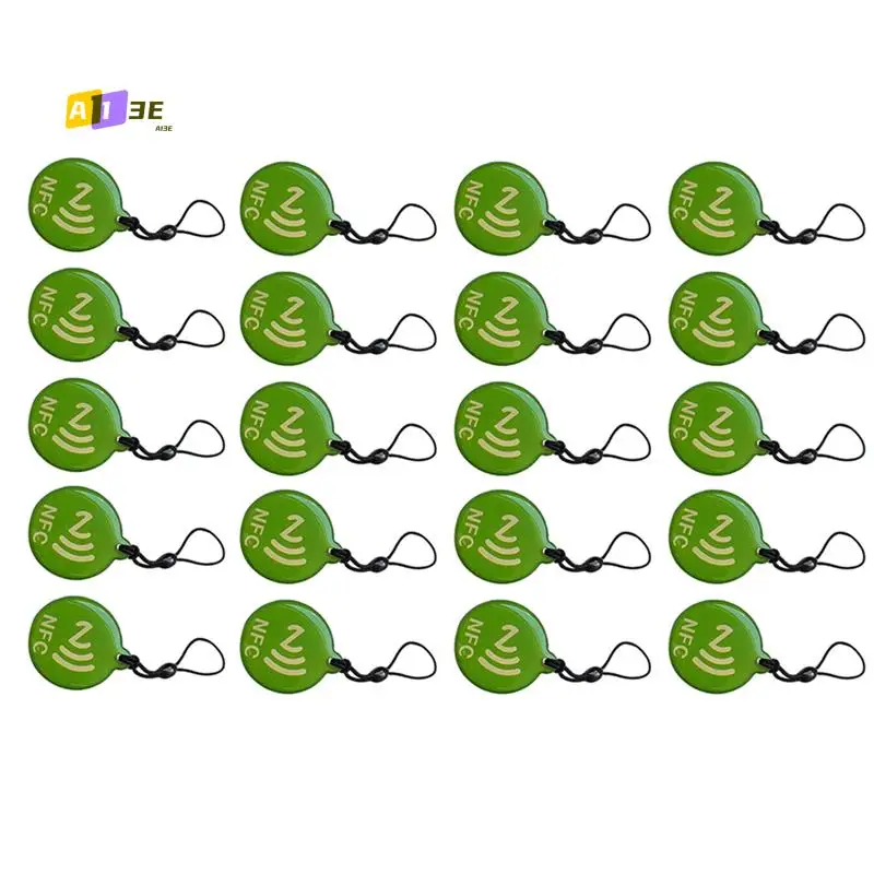 

A13E-20 шт. NFC-метки, этикетка Ntag213, 13,56 МГц, смарт-карта для всех телефонов с поддержкой NFC, смарт-визитная карточка NFC 31,5X28 мм