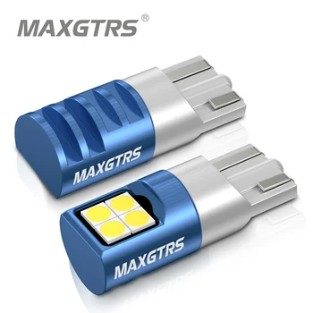 2x T10 lampe à LED W5W 168 194 ampoule LED lumière de plaque d'immatriculation 6000K Super lumineux blanc chaud bleu glace 3030 feux de lecture intérieurs de voiture