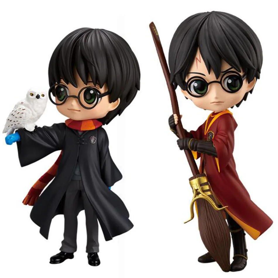 Harry Potter Q Posket Series Version Role Draco Malfoy Hermione Action Figure Anime Collectible Dolls For Kids Christmas Toys