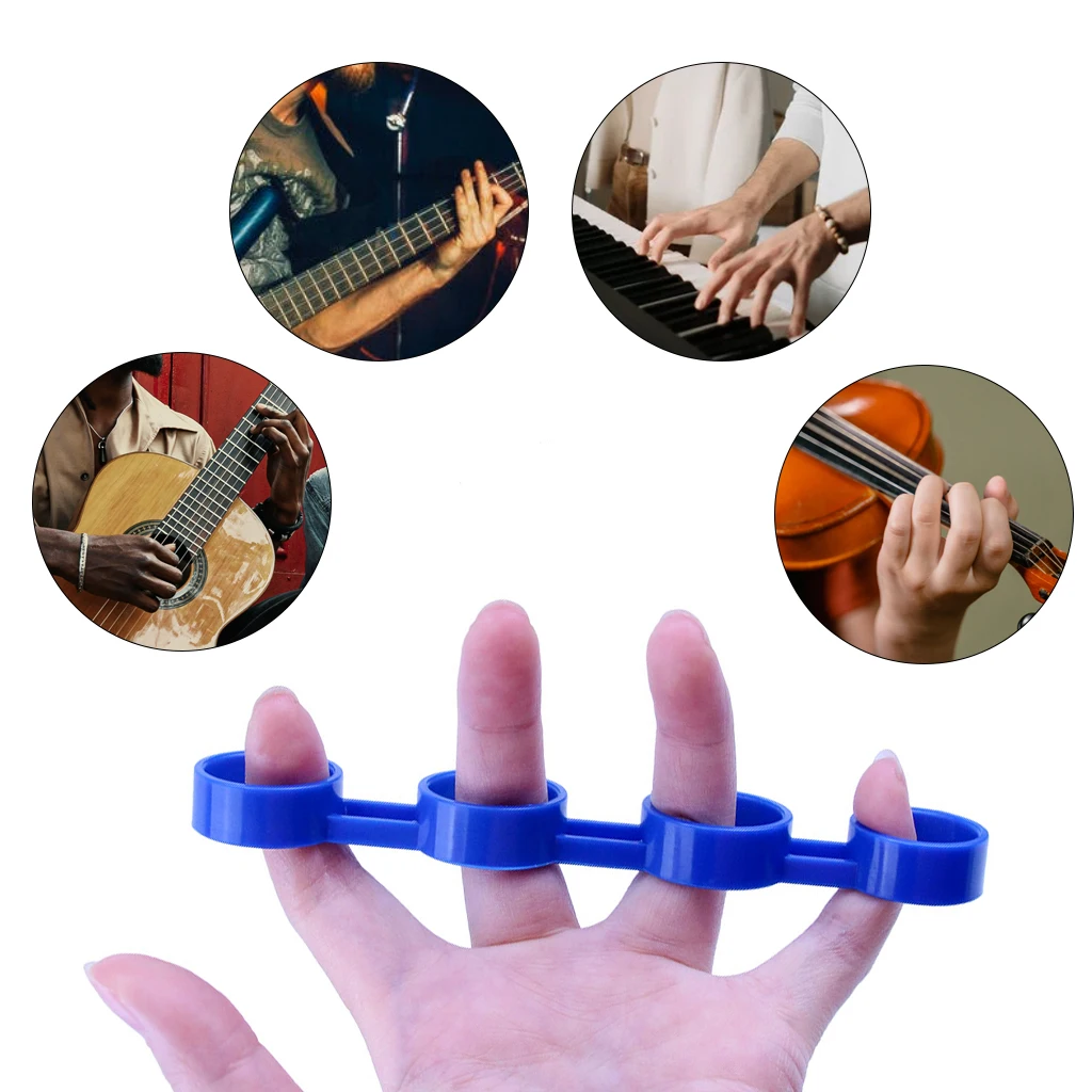 Guitar Finger Expansion Sleeves Musical Instrument Ukulele Accessories Finger Force Piano Span Practice Electric Acoustic Guitar