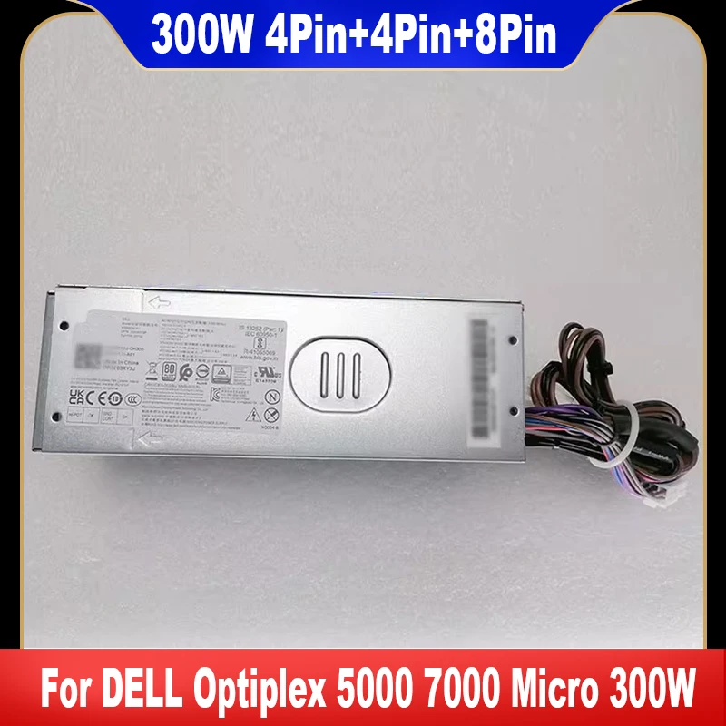 Novo original para dell optiplex 5000 7000 micro 300w fonte de alimentação 03xy3j H300EPS-01 01gjmk H300EPS-01 AC300EPS-01 0hd2w8 06r2mv