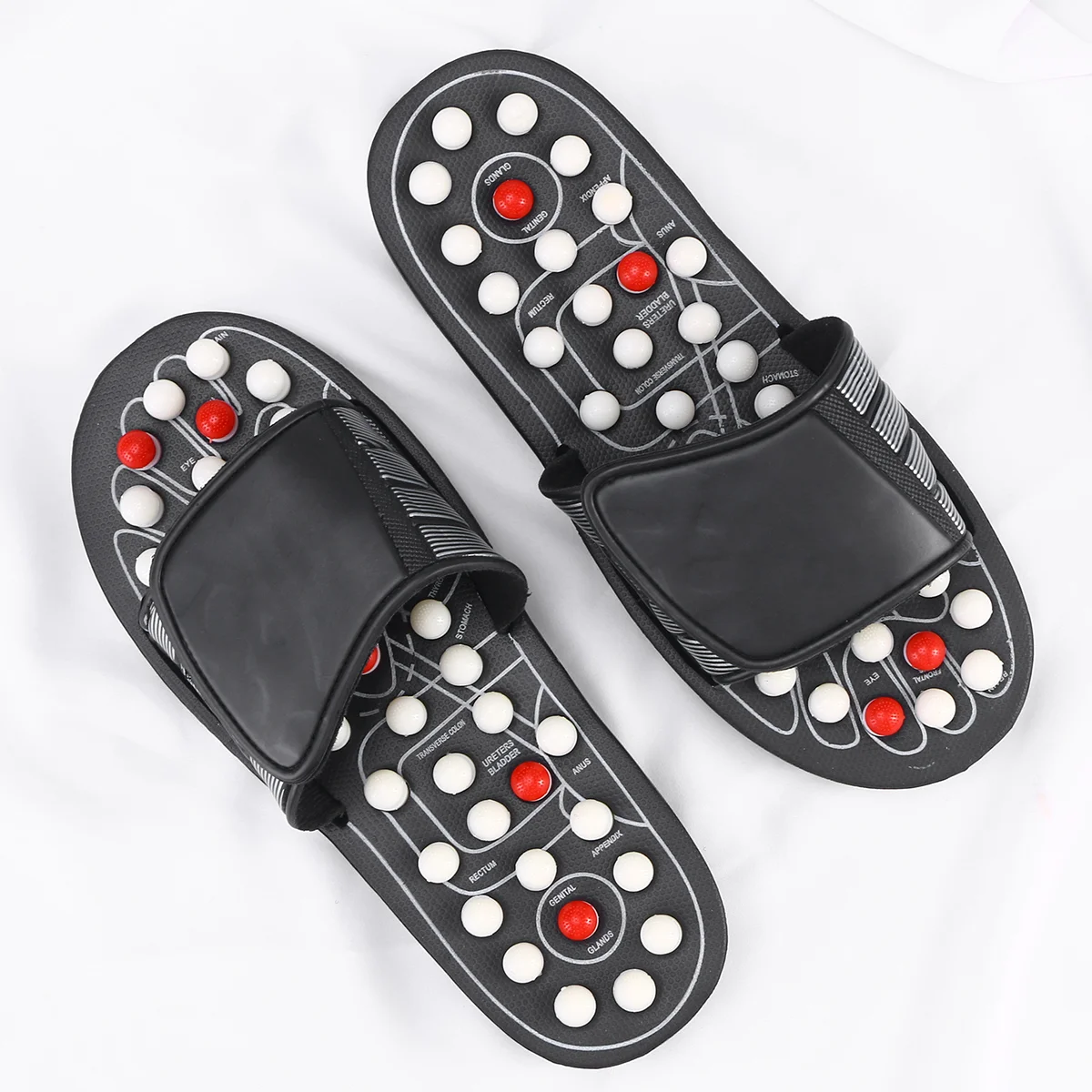 

Foot Health Massage Shoes Rotating Tai Chi Gossip Magnetic Slippers Sole of Men and Women