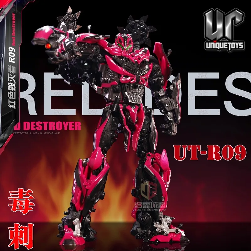Transformacja UniqueToys UT-R09 UT R09 Czerwony Niszczyciel Autoboty Transformują Się w Model Auta Sportowego