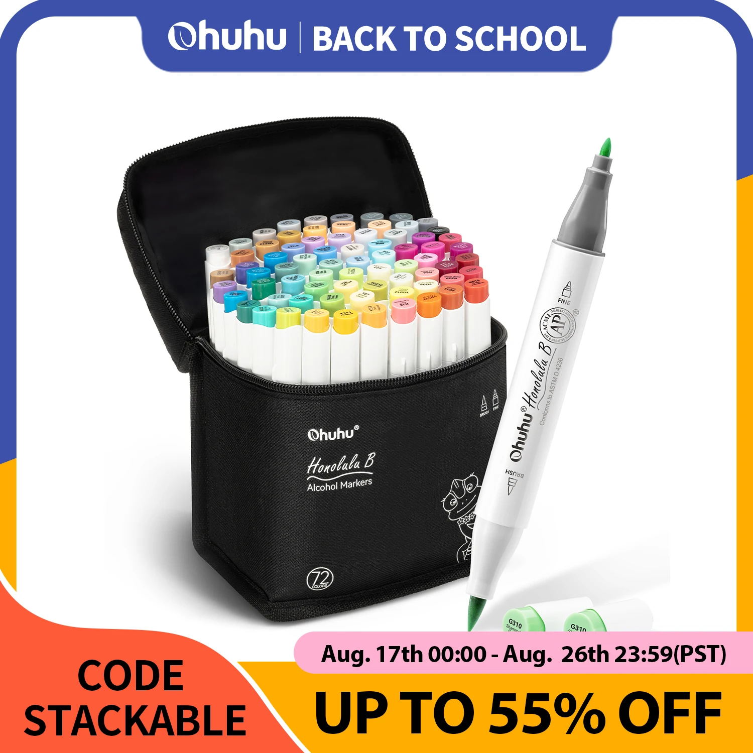 Copic Marker Sketch - Ohuhu Honolulu B Marker Pen Set