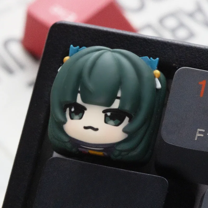 Qingyi อนิเมะ keycaps เรซิ่น Artisan คีย์คีย์กลอุปกรณ์เสริมแป้นพิมพ์ zenless ZERO ZERO ที่กำหนดเองเกม keycaps kaesar King