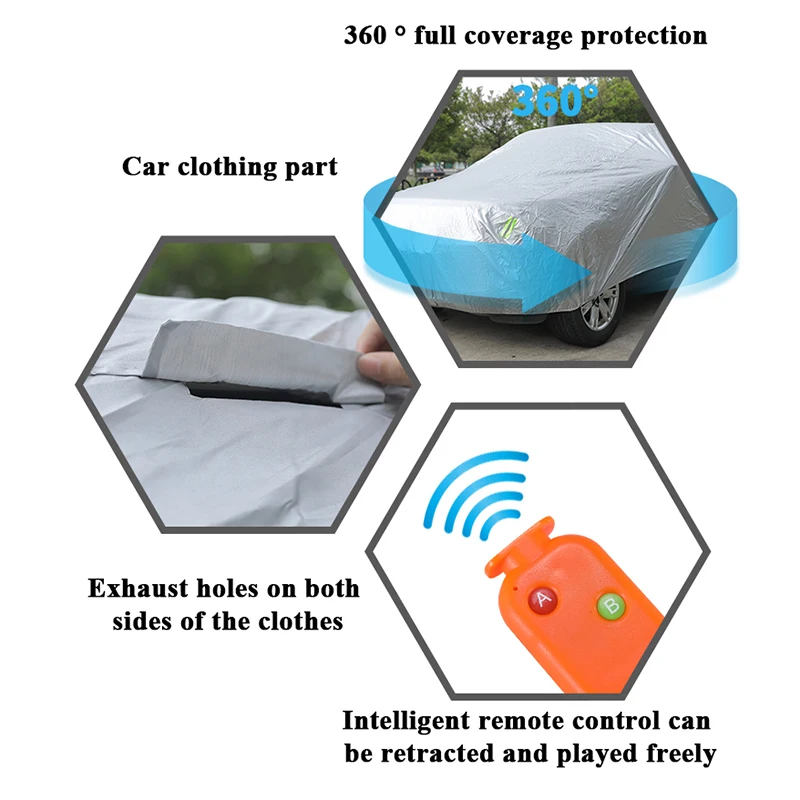 Automatic Car Cover Car Protective Cover Automatic Remote Control Smart Sun Protection Heat Insulation Rain Cover Customized