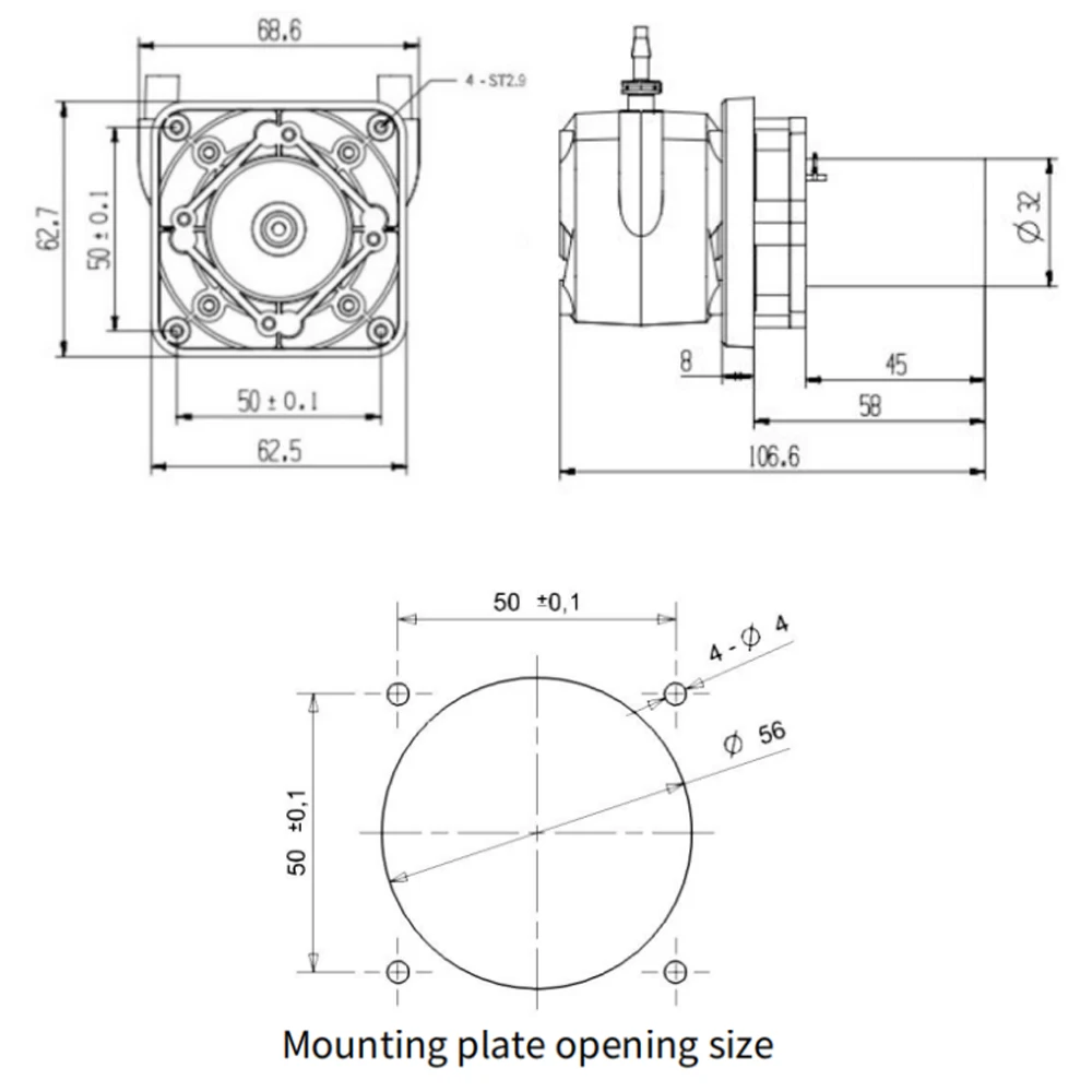 KPHM200 Peristaltic Pump 200ml/min DC Brushless Motor Dosing Pump Cost-effective Self-priming Pump for Dispensing