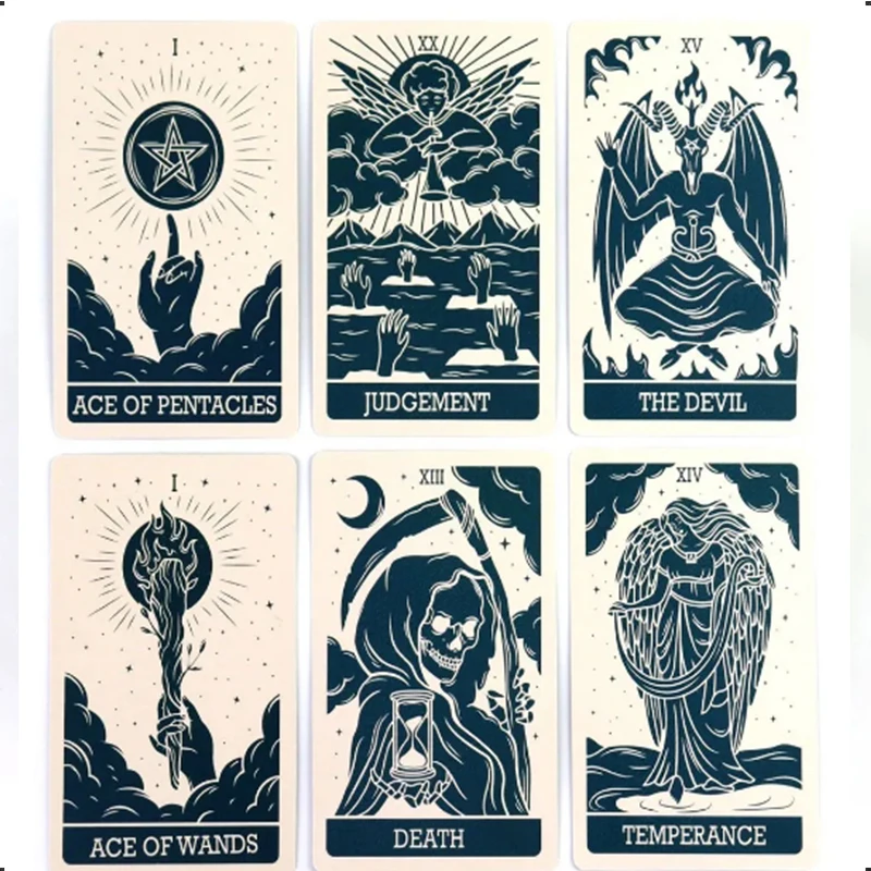 بطاقة التارو الساحرة السحرية عالية الجودة، ألعاب ترفيهية ترفيهية، بطاقة تجمعات عائلية، لعبة التارو #2