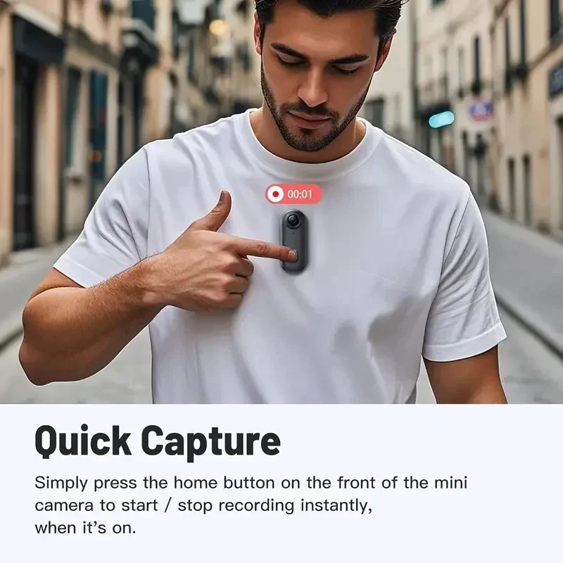 Anti Shake Camera 4K EIS Camera Stabilization Mini Camera WIFI Action Camera POV Portable Video Recorder with Vlogging New
