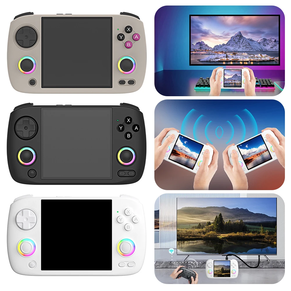 ANBERNIC RG CubeXX Retro Handheld Games Console Linux RGB Joystick Video Gaming Player Supports WIFI HD TV Connection RG Cube xx