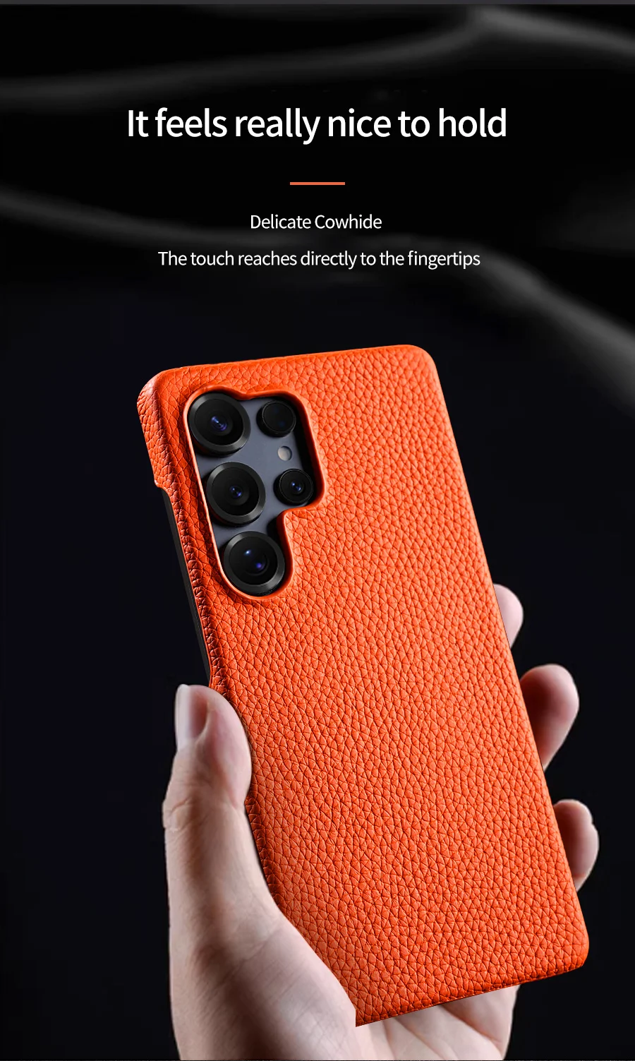 for Magsafe Case for Samsung Galaxy S26 S24 S25 Ultra Plus Natural Cowhide Leather Magnetic Protector Luxury Phone Back Cover