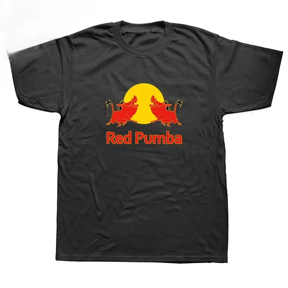 2026 New Cartoon Pumba Print T-Shirt Oversized Casual Tops Daily Outdoor Unisex Short Sleeve Tee Men Women