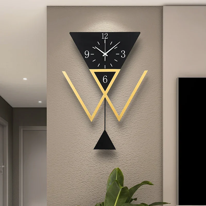 

European Modern Wall Clock Creative Fashion Silent Unusual Minimalist Wall Clock Unique Design Metal Reloj De Pared Home Deco