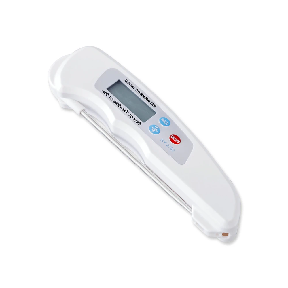 New Digital Probe Thermometer Foldable Food BBQ Meat Oven Folding Kitchen Thermometer Cooking Water Oil Tools Temperature Needle