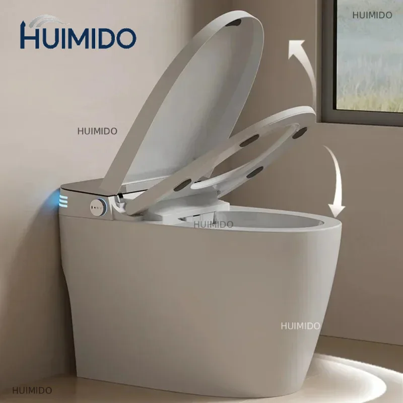 Smart Toilet Automatic Intelligent WC Mode Bidet S Trap Modern Sanitary Ware with Remote Auto Open Flush
