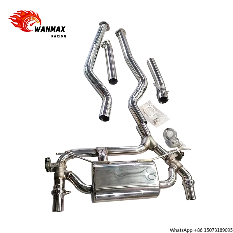 

For F30 340i Performance Exhaust System Cat-Back Dual Exit with Valvetronic 304 Stainless Steel