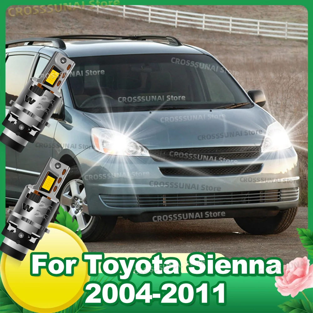 

LED Headlight Canbus 50000LM Auto Bulbs Replace Xenon Car Lamp For Toyota Sienna 2004-2011 2007 2008 2009 2010