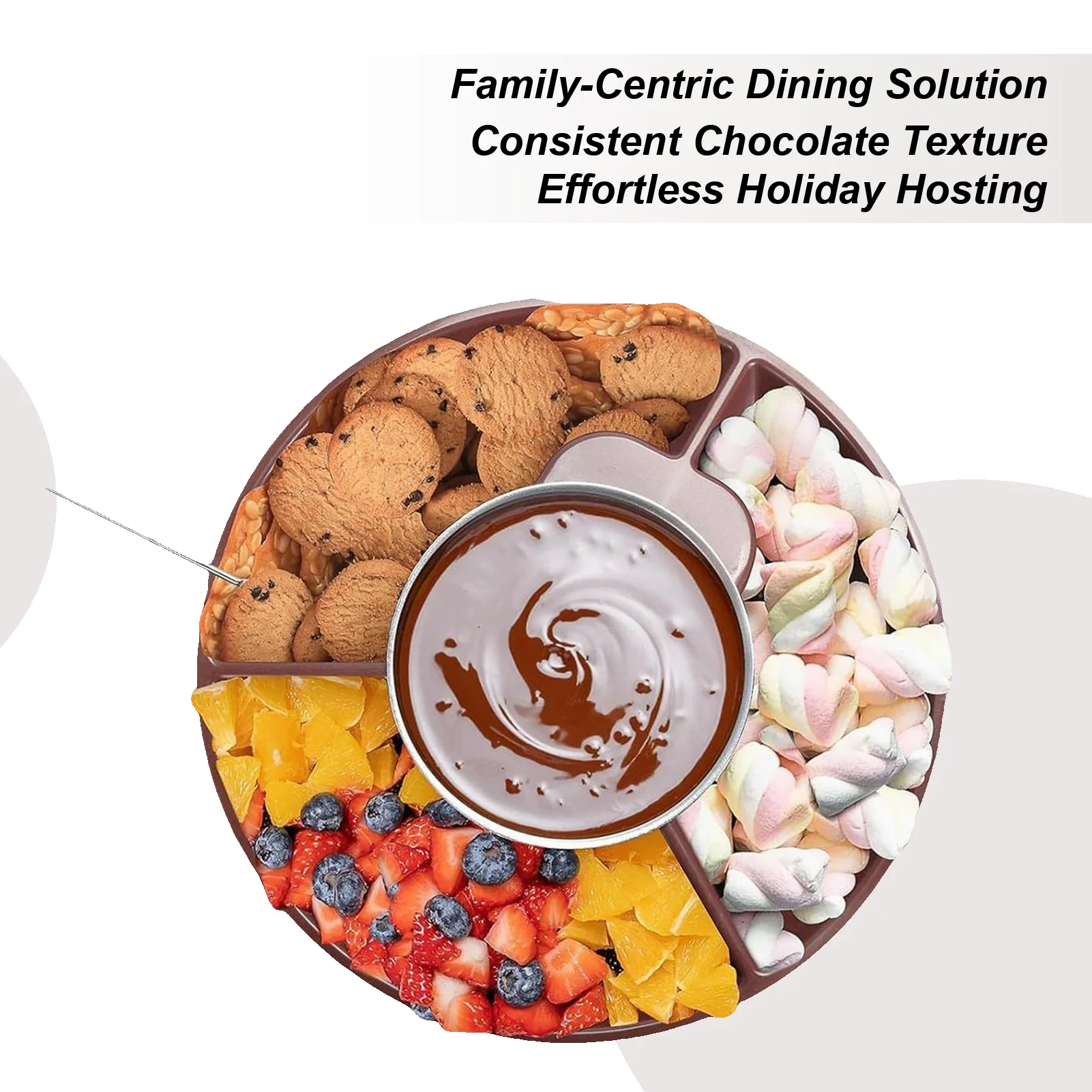 Taza para Fondue de Chocolate, calentador de mantequilla, suministros de cocina, crisol de dulces para crema, leche, café, postres, cocina, fiesta, Camping