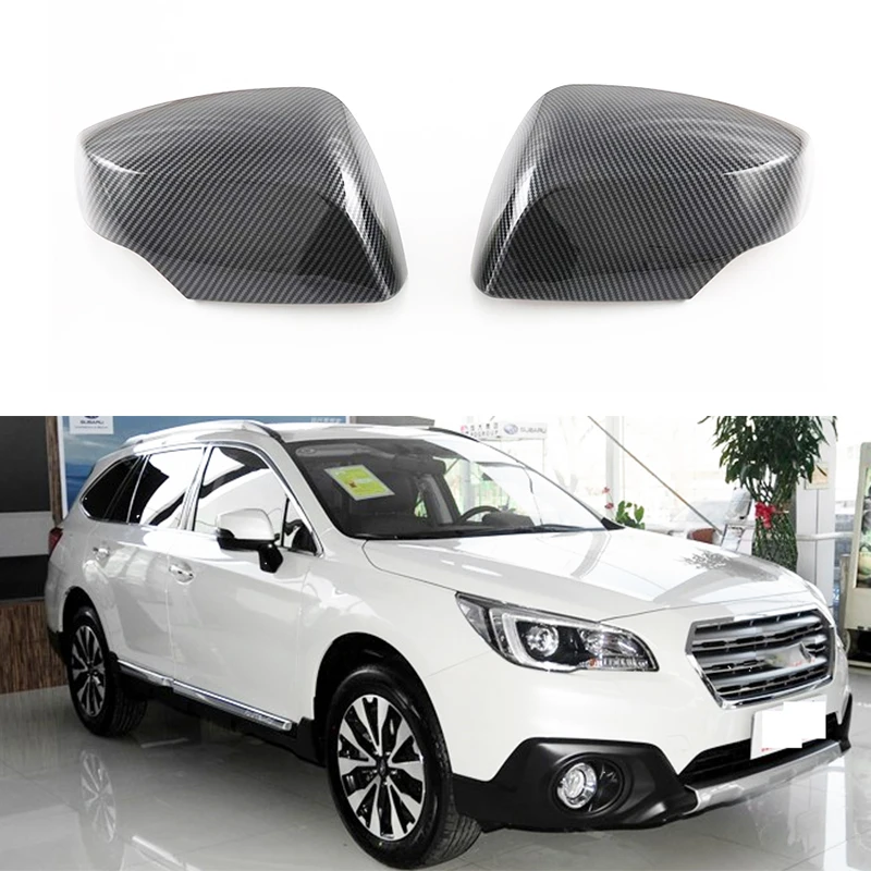 For Subaru Outback 2015-2017 ABS Chrome Rearview Side Door Mirrors Cover Trim Car Styling